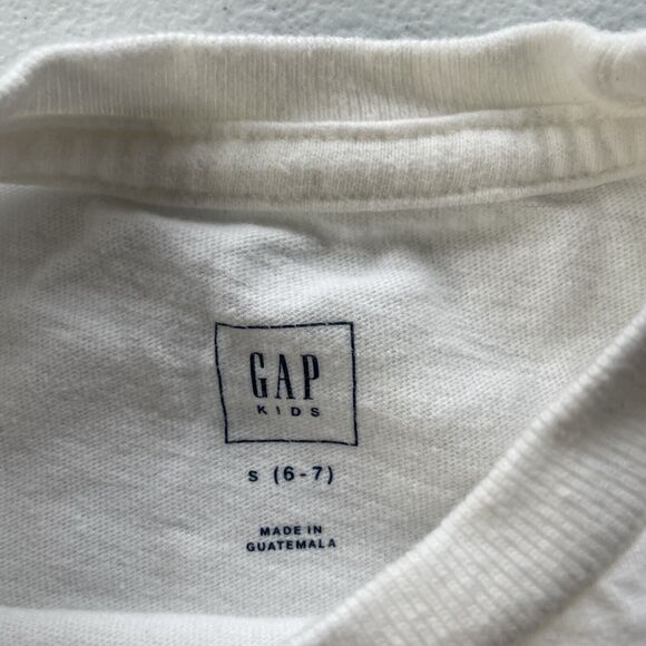 Lot of 3 Boys 6 (S) Short Sleeve Tee T Shirt Polo Assorted Brands White Blue Red - Picture 5 of 10